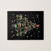 Puzzle Arbre De Noël Éléphant Couvert De Lampe De Feu (Horizontal)