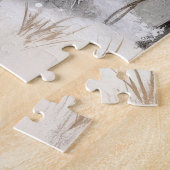 Puzzle Arbre de Noël enneigé Hiver Neige (Côté)