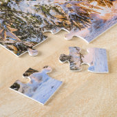 Puzzle Arbre de Noël et Maison des Noirs à Riga Jigsaw (Côté)