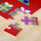 Puzzle Arbre de Noël festif (Côté)