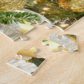 Puzzle Arbre de Noël I Argent et Or (Côté)