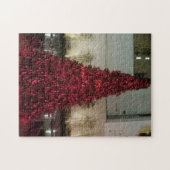 Puzzle Arbre de Noël rouge - NYC (Horizontal)