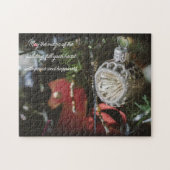 Puzzle Arbre de Noël sombre et rétro (Horizontal)