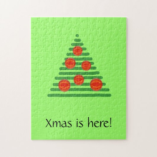 Puzzle - Arbre de Noël (vert.) (Vertical)