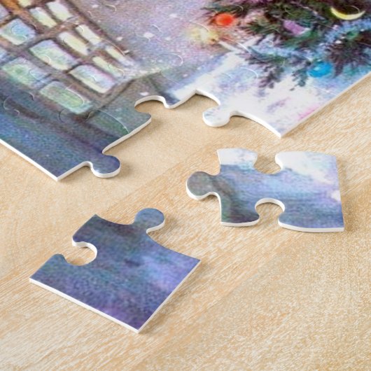 Puzzle Arbre de Noël Vintage (Côté)