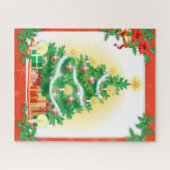 Puzzle Arbre de Noël Vintage (Horizontal)