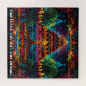 Puzzle Arbre de vie Abstrait (Horizontal)