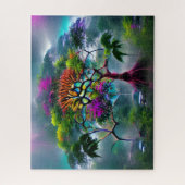 Puzzle Arbre de vie Abstrait | Difficile (Vertical)