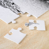 Puzzle Arbre de vie Corail Reef noir et blanc (Côté)