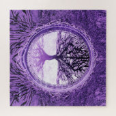 Puzzle Arbre de vie en pourpre (Horizontal)