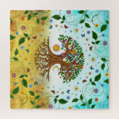 Puzzle Arbre de vie lunaire - Yggdrasil (Horizontal)