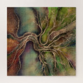 Puzzle Arbre de vie - ombres d'automne (Horizontal)