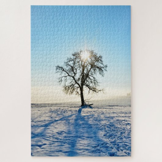 Puzzle Arbre d'hiver - - (Vertical)