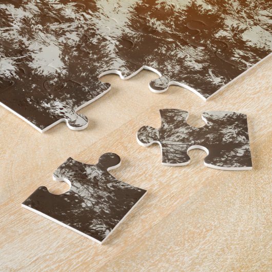 Puzzle Arbre éléphant Abstrait (Côté)