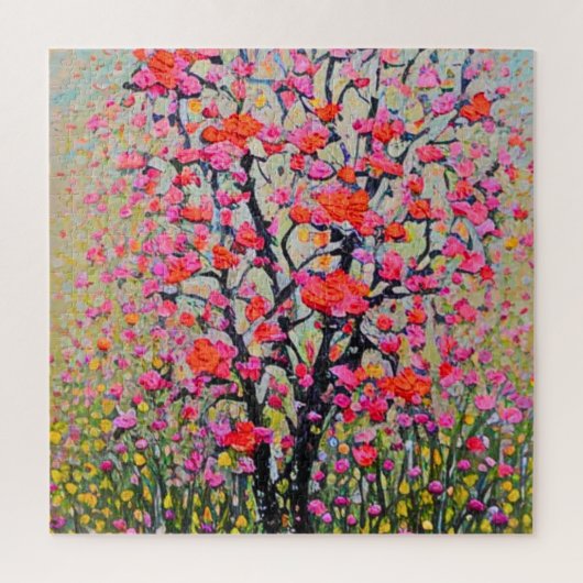 Puzzle Arbre en fleurs (Vertical)