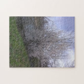 Puzzle arbre en fleurs blanches seconde (Horizontal)