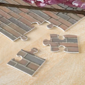 Puzzle Arbre en fleurs rose cerise sauvage (Côté)