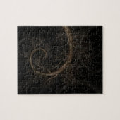 Puzzle Arbre en spirale d'or #1 (Horizontal)