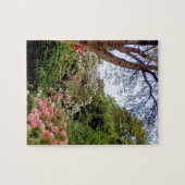 Puzzle Arbre entouré de fleurs (Horizontal)