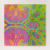 Puzzle Arbre fractal géométrique Super funky (Horizontal)