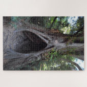 Puzzle Arbre géant et grotte de méditation /Forêt ancienn (Horizontal)