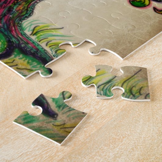 Puzzle Arbre hippie (Côté)