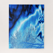 Puzzle Arbre hivernal glacé dans le ciel de Cobalt (Vertical)