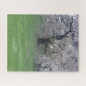 Puzzle arbre idyllique en fleurs de printemps (Horizontal)