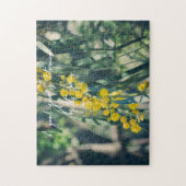 Puzzle Arbre Mimosa aux fleurs jaunes (Vertical)