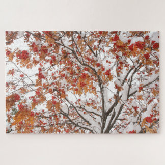 Puzzle Arbre neigeux