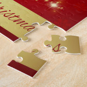 Puzzle Arbre rougeoyant élégant de Joyeux Noël (Côté)