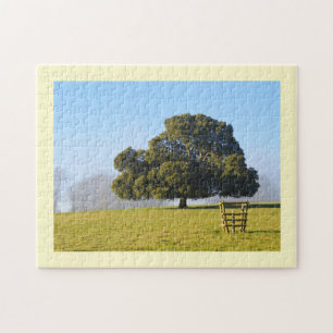 Puzzle Arbre sous le soleil d'hiver