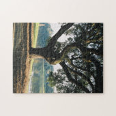 Puzzle Arbre sur la rivière de canne (Horizontal)