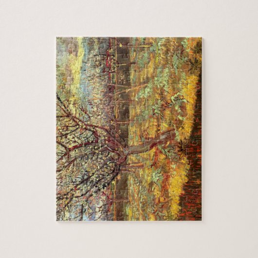 Puzzle Arbres abricot en fleurs par Vincent van Gogh (Vertical)