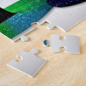 Puzzle Arbres colorés Abstraits modernes avec fond blanc (Côté)