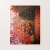 Puzzle Arbres Colorés De L'Automne (Vertical)