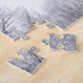 Puzzle Arbres couverts de neige : Horizontaux (Côté)