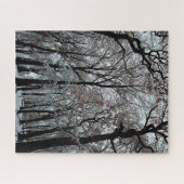 Puzzle Arbres, dans la neige (Horizontal)