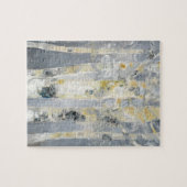 Puzzle Arbres de bouleau sur l'arrière - plan gris 6 (Horizontal)