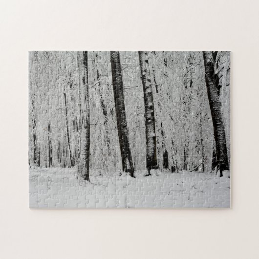 Puzzle Arbres de neige hivernale - - (Horizontal)