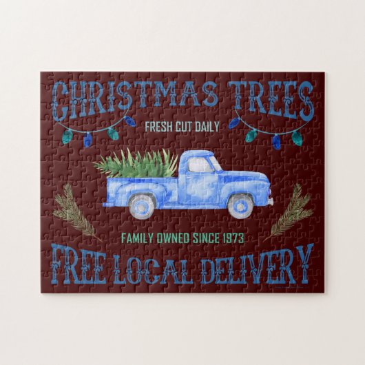 PUZZLE ARBRES DE NOËL (Horizontal)