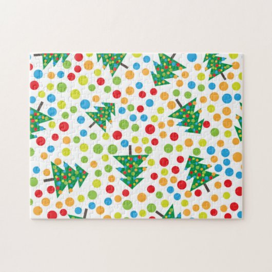 Puzzle Arbres de Noël motif (Horizontal)