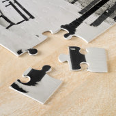 Puzzle Arbres d'hiver couverts dans la neige (Côté)