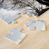 Puzzle Arbres d'hiver le long d'une ruelle les (Côté)