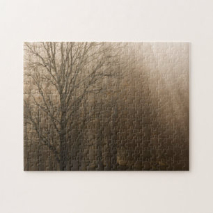 Puzzle Arbres du Tennessee dans le brouillard Great Smo