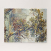 Puzzle Arbres et étang (par John Ruskin) (Horizontal)