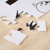 Puzzle Arbres forestiers d'automne Motif Feuille (Côté)