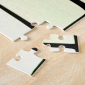 Puzzle Arbres noirs Silhouettés aux teintes arc-en-ciel d (Côté)