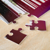 Puzzle Arbres verts Abstraits sous un soleil chaud (Côté)