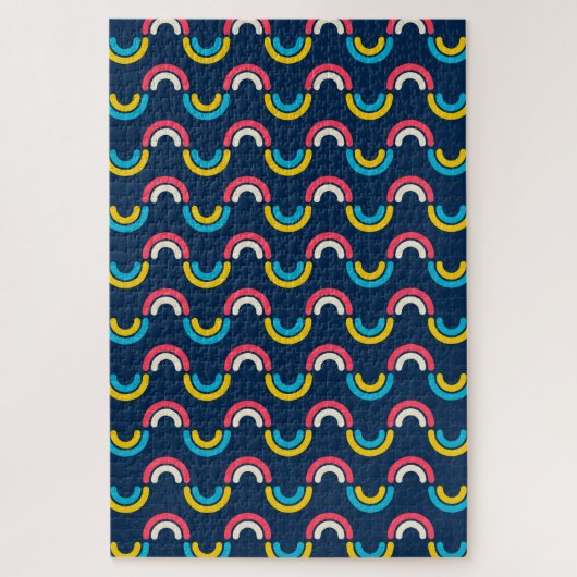 Puzzle Arc arc-en-ciel courbe (Vertical)